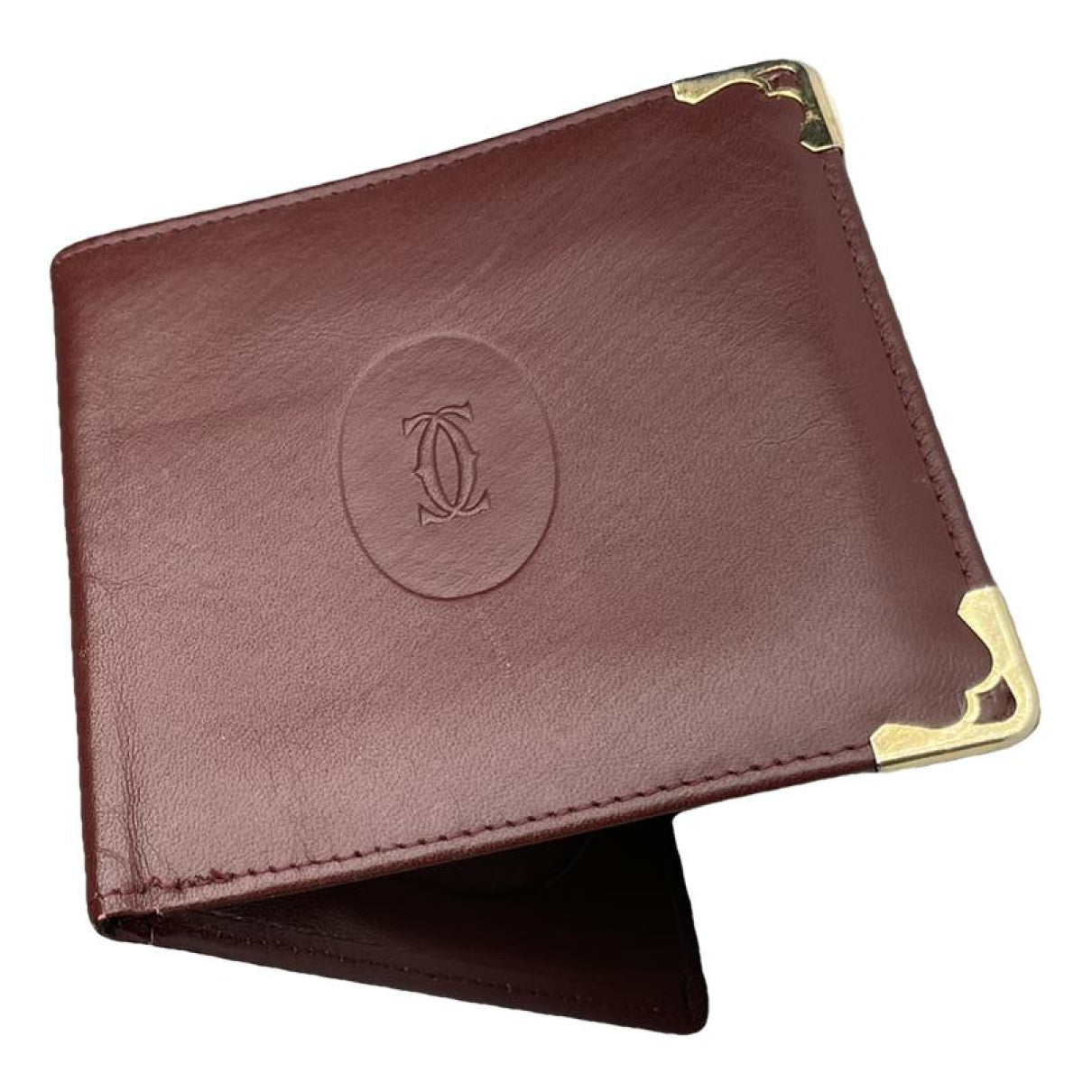 Cartier Burgundy Patent Leather Purse image 1