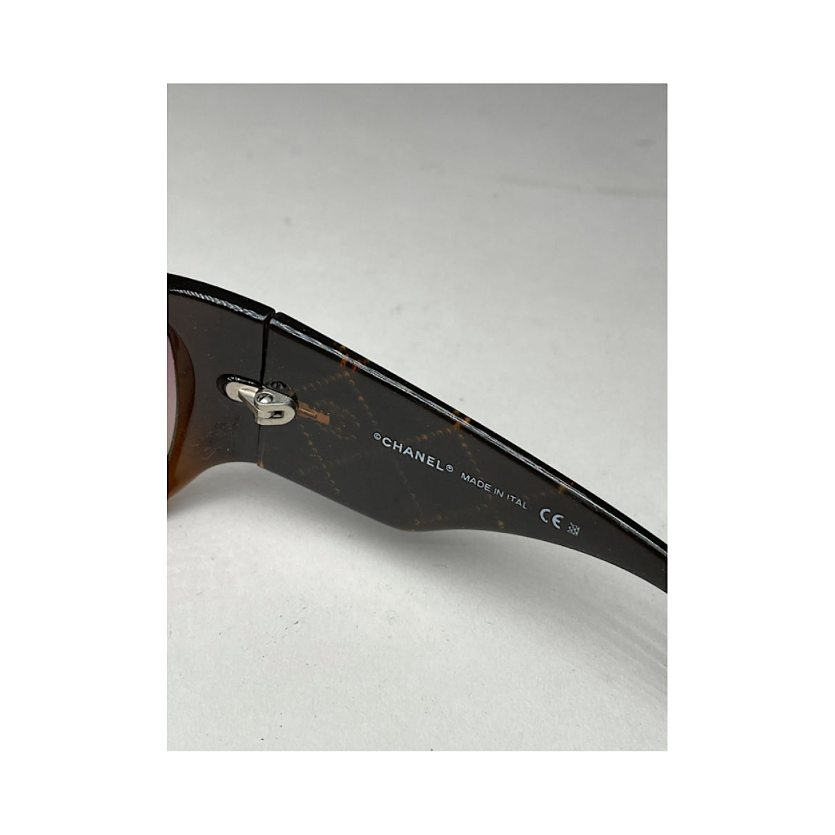 Chanel Brown Plastic Sunglasses image 4