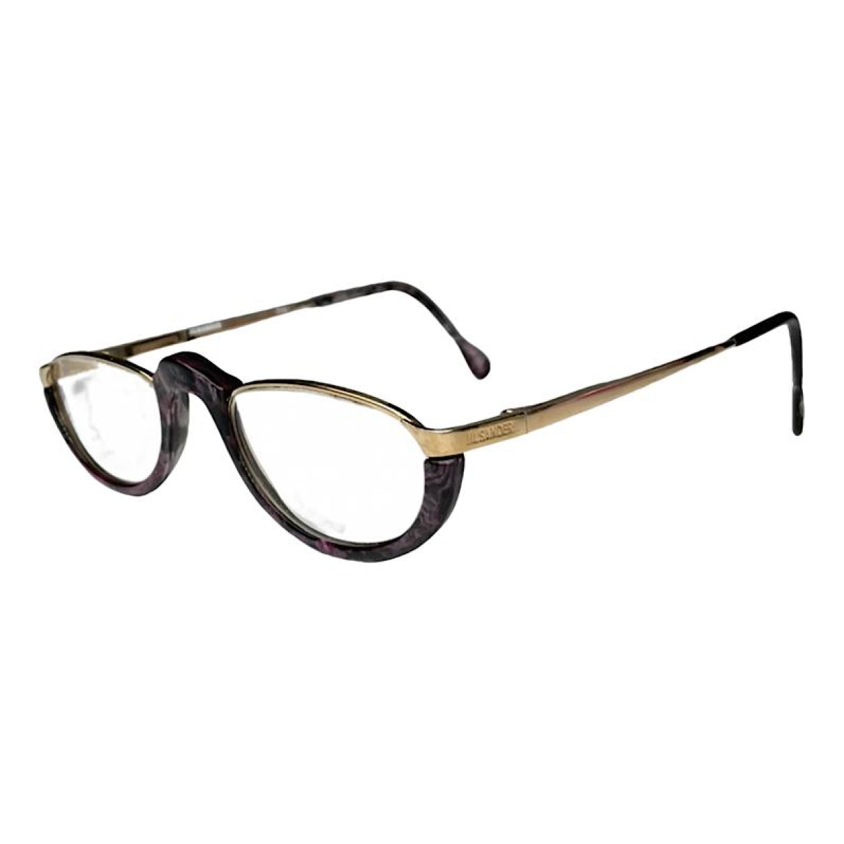 Jil Sander Gold Metal Sunglasses image 1