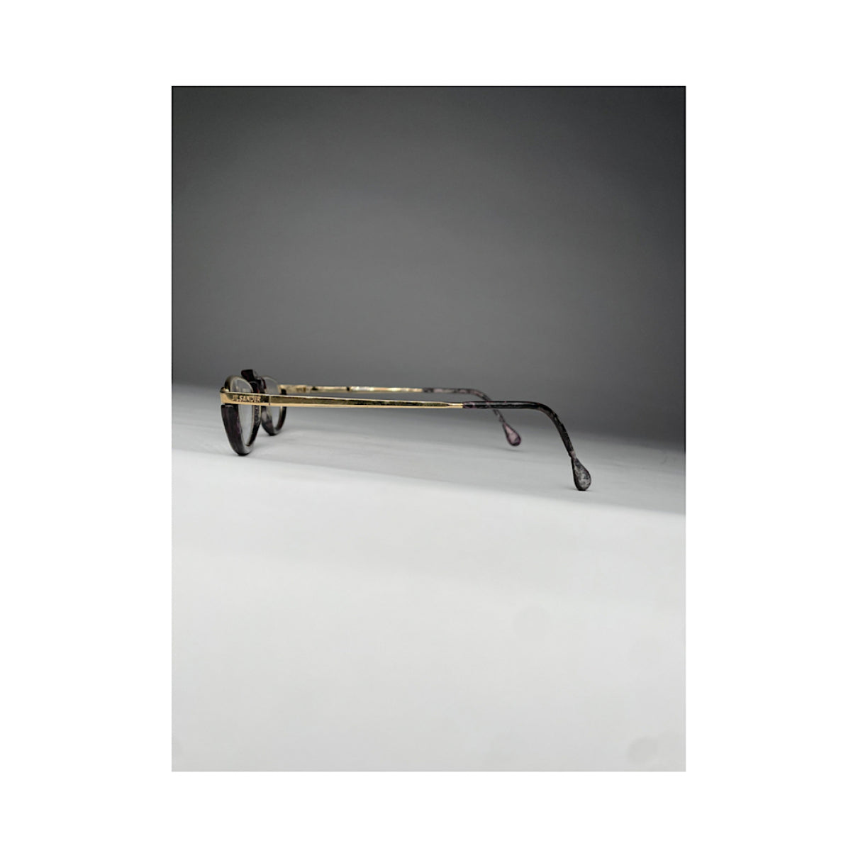 Jil Sander Gold Metal Sunglasses image 2