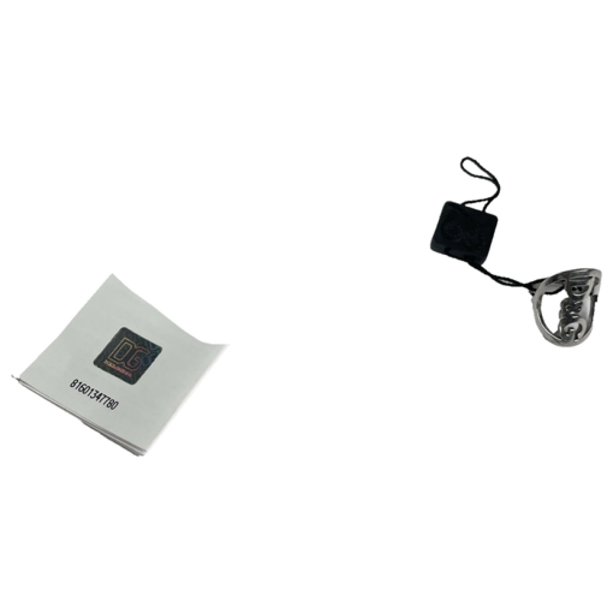 Dolce & Gabbana Silver Steel Ring image 1