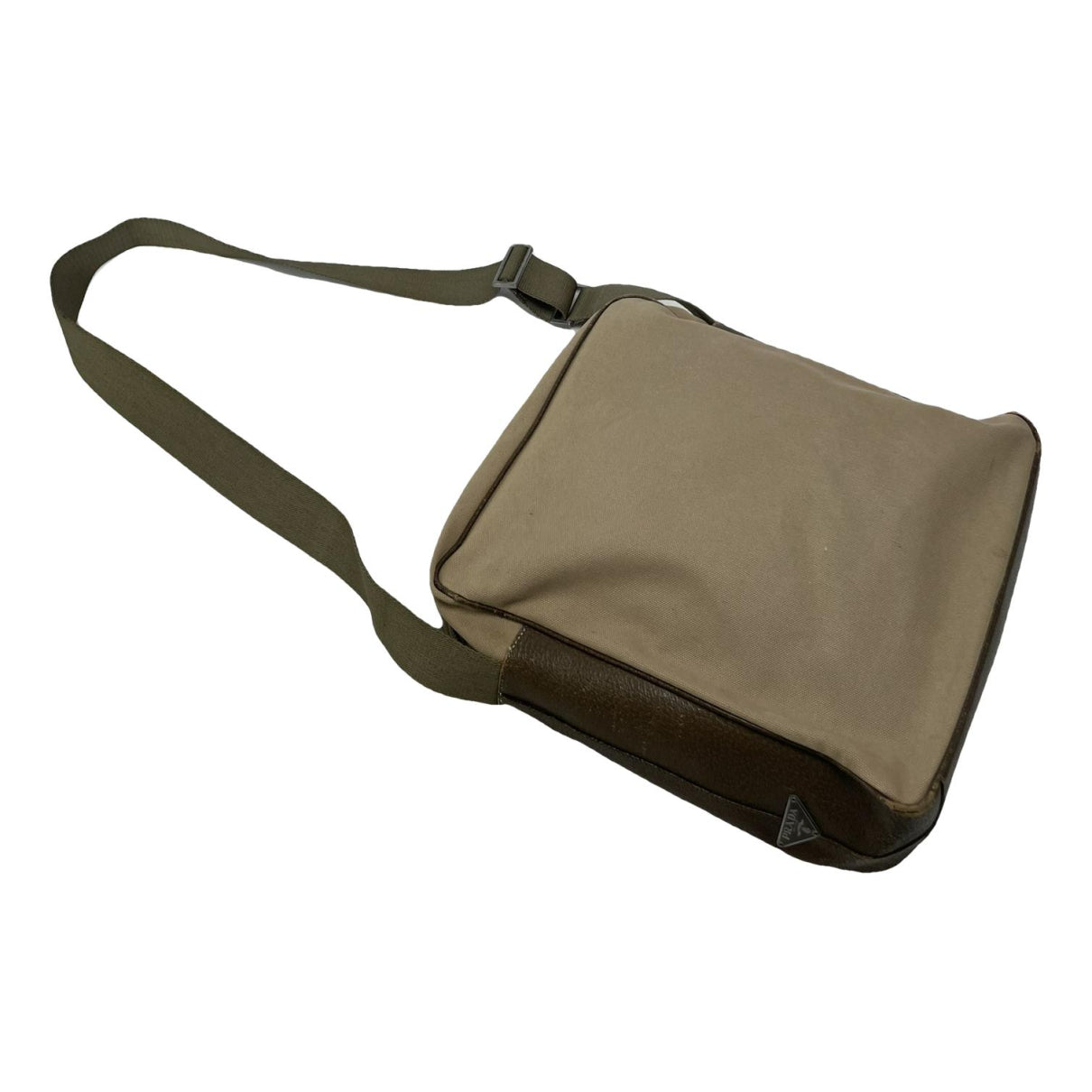 Prada Re-Nylon Brown Cotton Handbag image 1