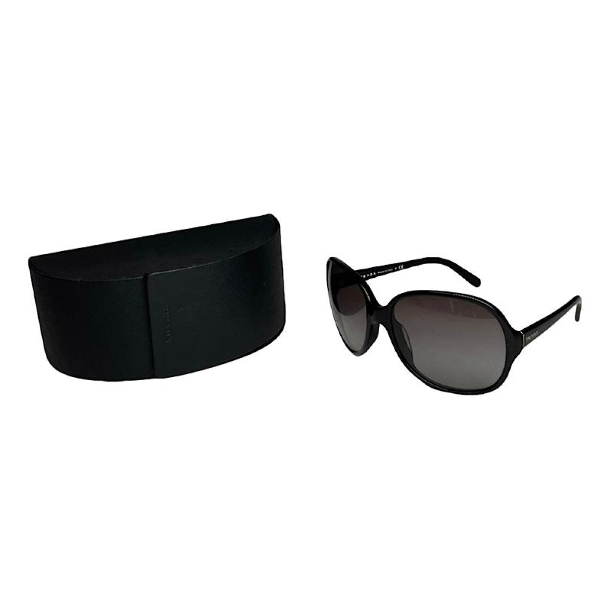 Prada Black Plastic Sunglasses image 1