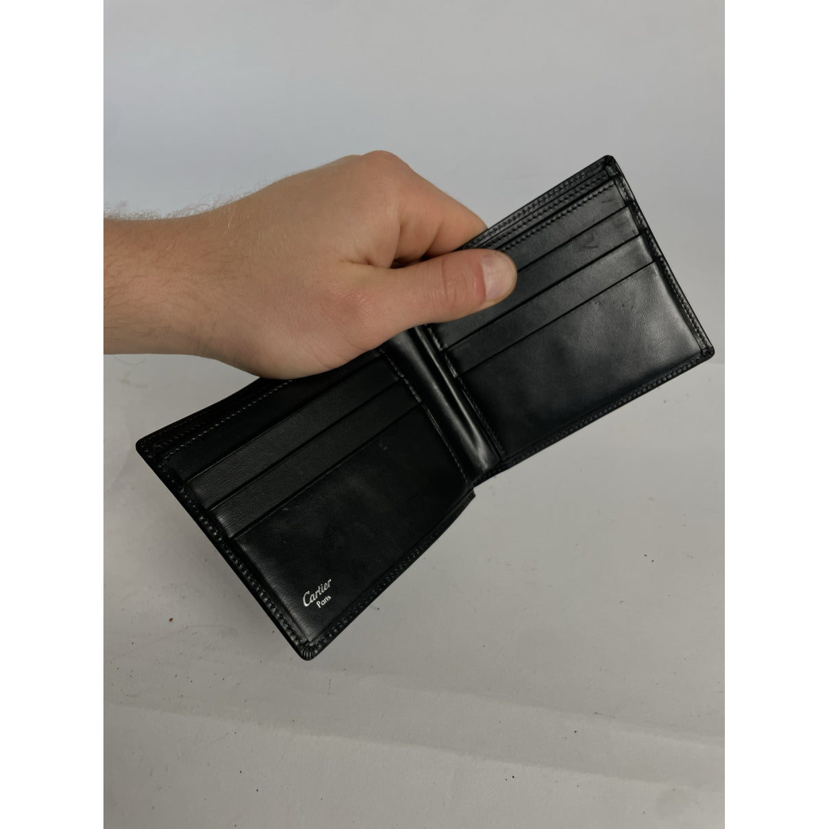 Cartier Black Patent Leather Purse image 4