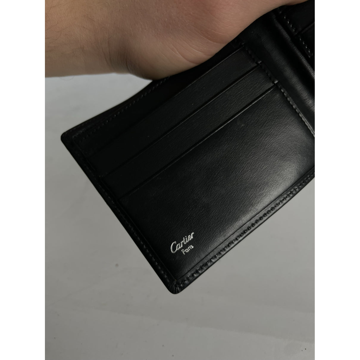 Cartier Black Patent Leather Purse image 5