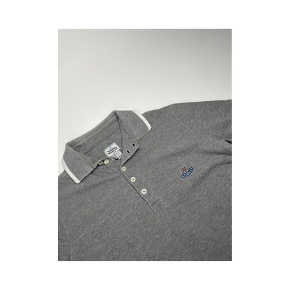 Vivienne Westwood Grey Cotton Polo Shirt image 3