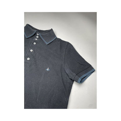 Vivienne Westwood Navy Cotton Polo Shirt image 3