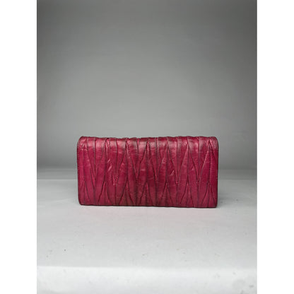 Miu Miu Red Leather Wallet image 2