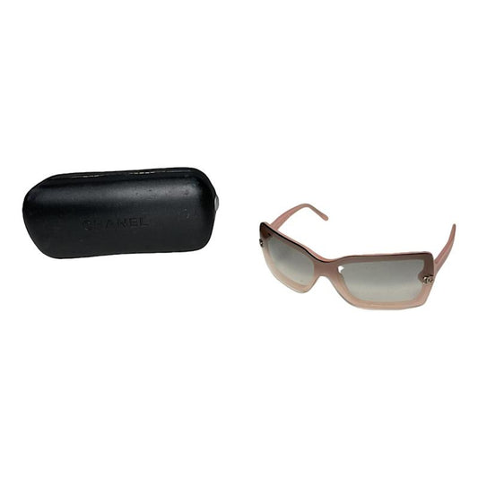 Chanel Pink Plastic Sunglasses image 1