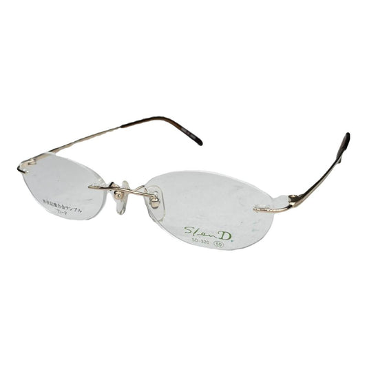 Non Signé / Unsigned Gold Metal Sunglasses image 1