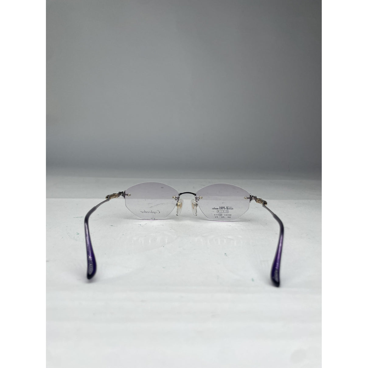Non Signé / Unsigned Purple Metal Sunglasses image 3