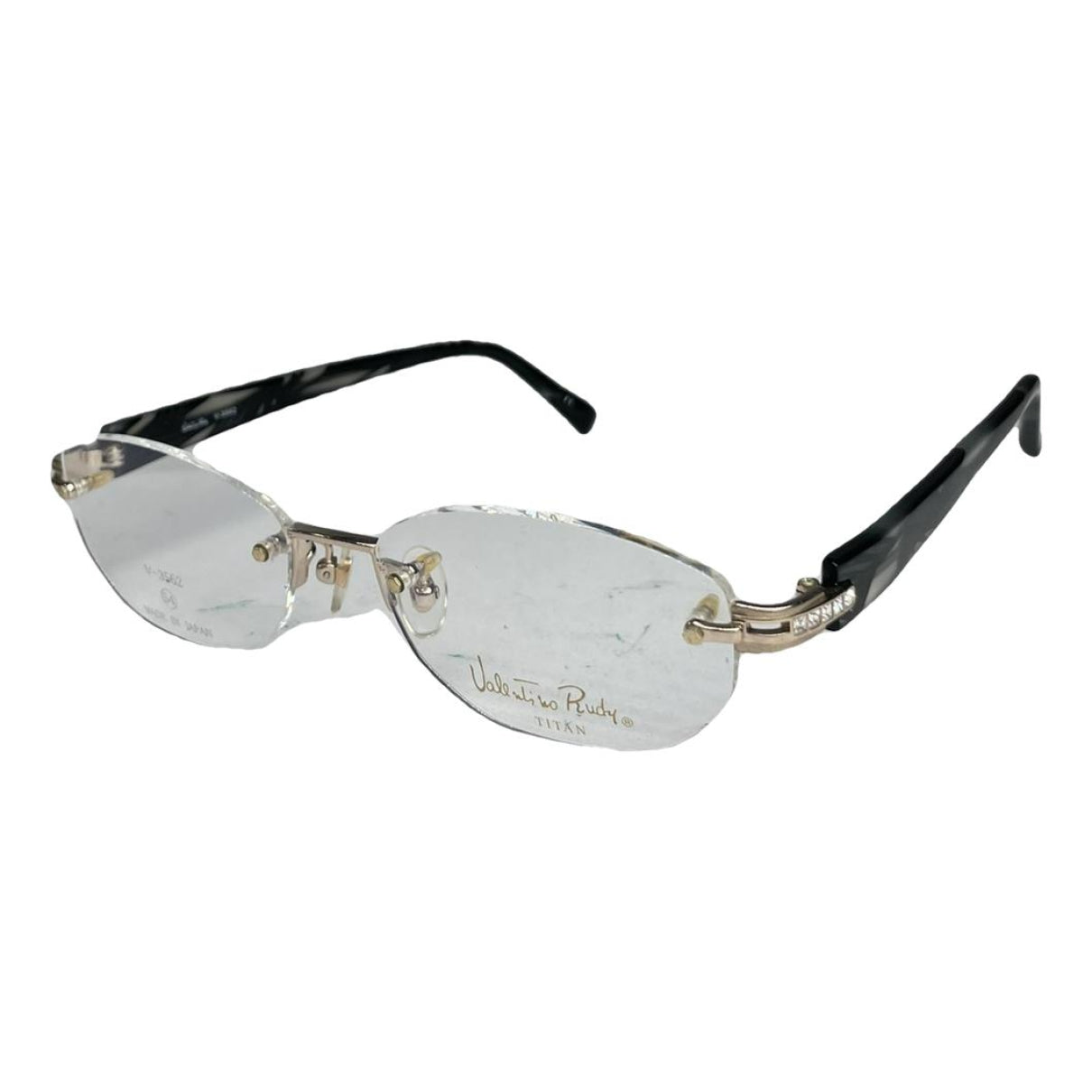 Non Signé / Unsigned Black Plastic Sunglasses image 1