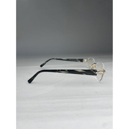 Non Signé / Unsigned Black Plastic Sunglasses image 3
