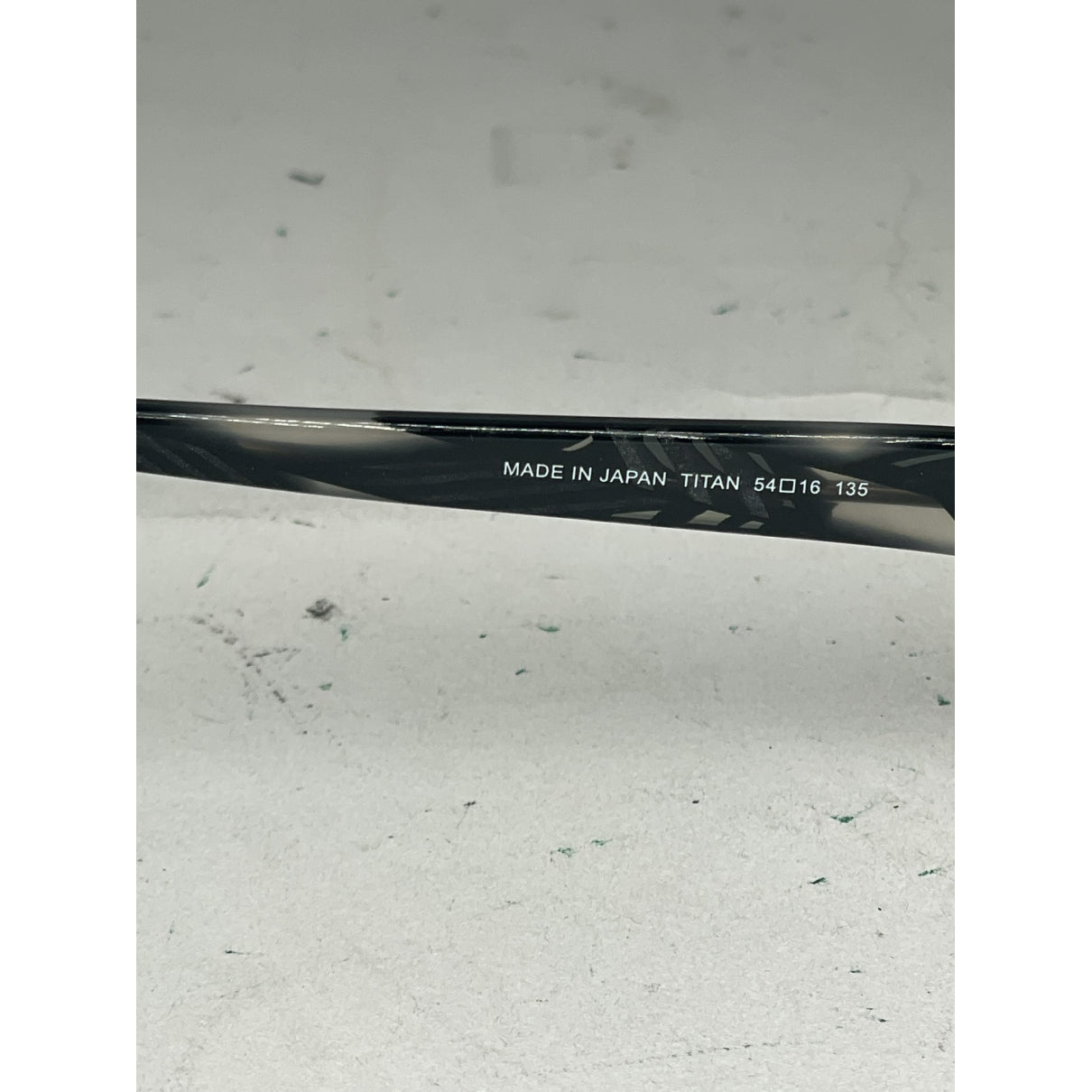 Non Signé / Unsigned Black Plastic Sunglasses image 5