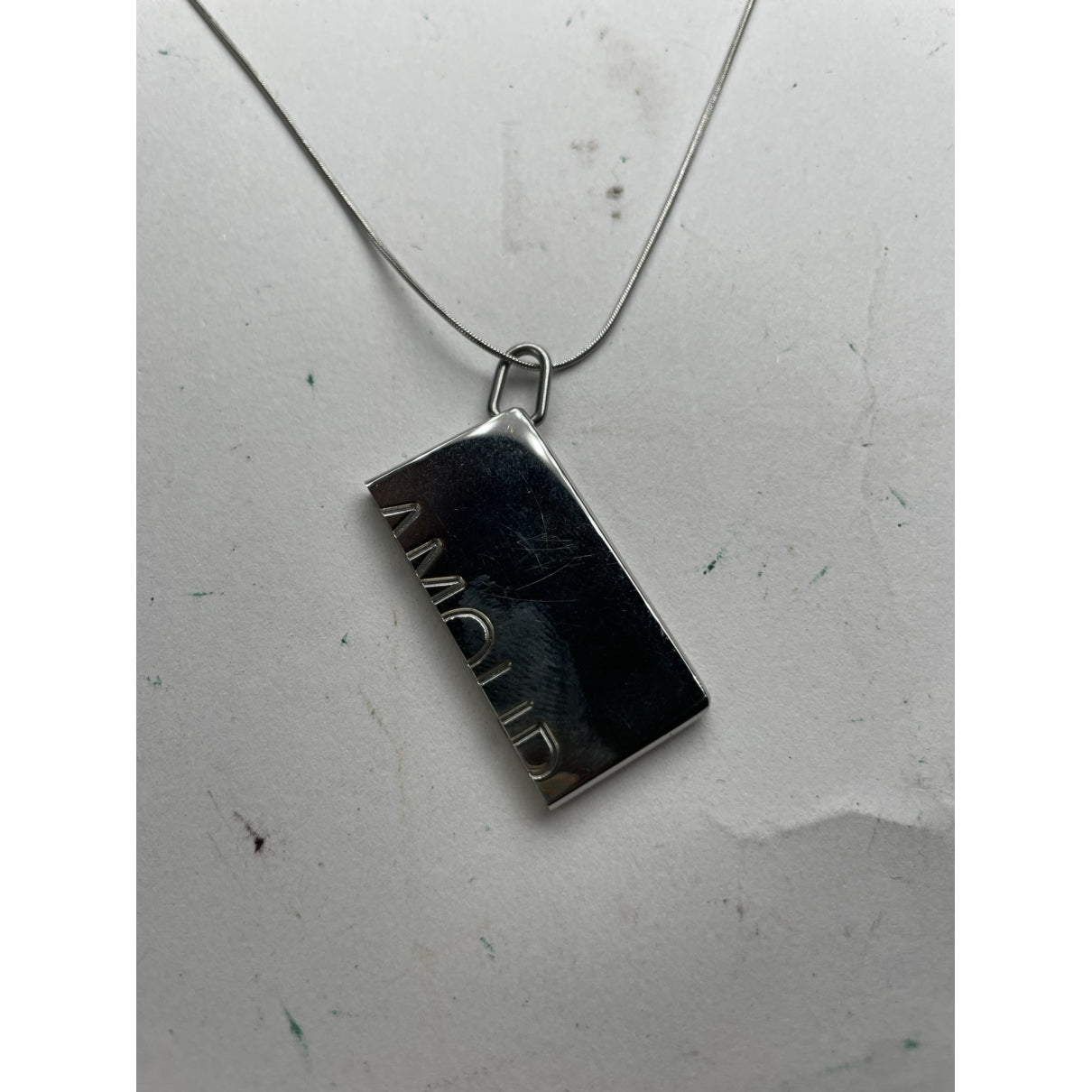 Hermès Silver Steel Necklace image 2