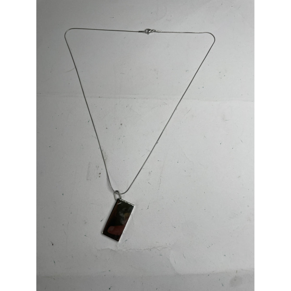 Hermès Silver Steel Necklace image 4