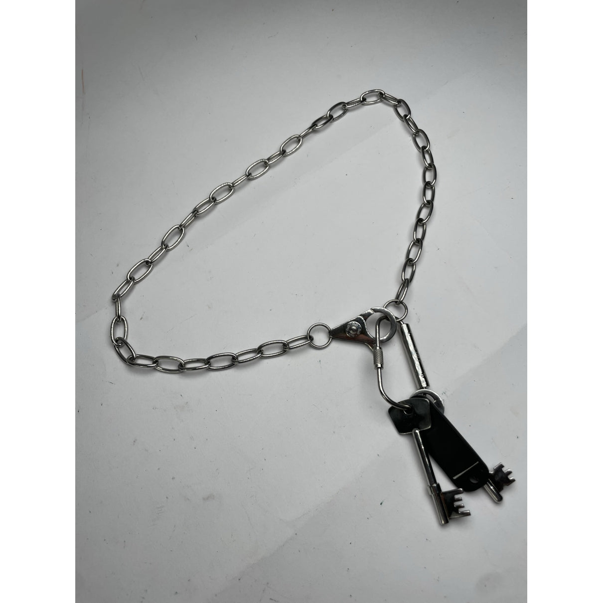 D&G Silver Steel Necklace image 2