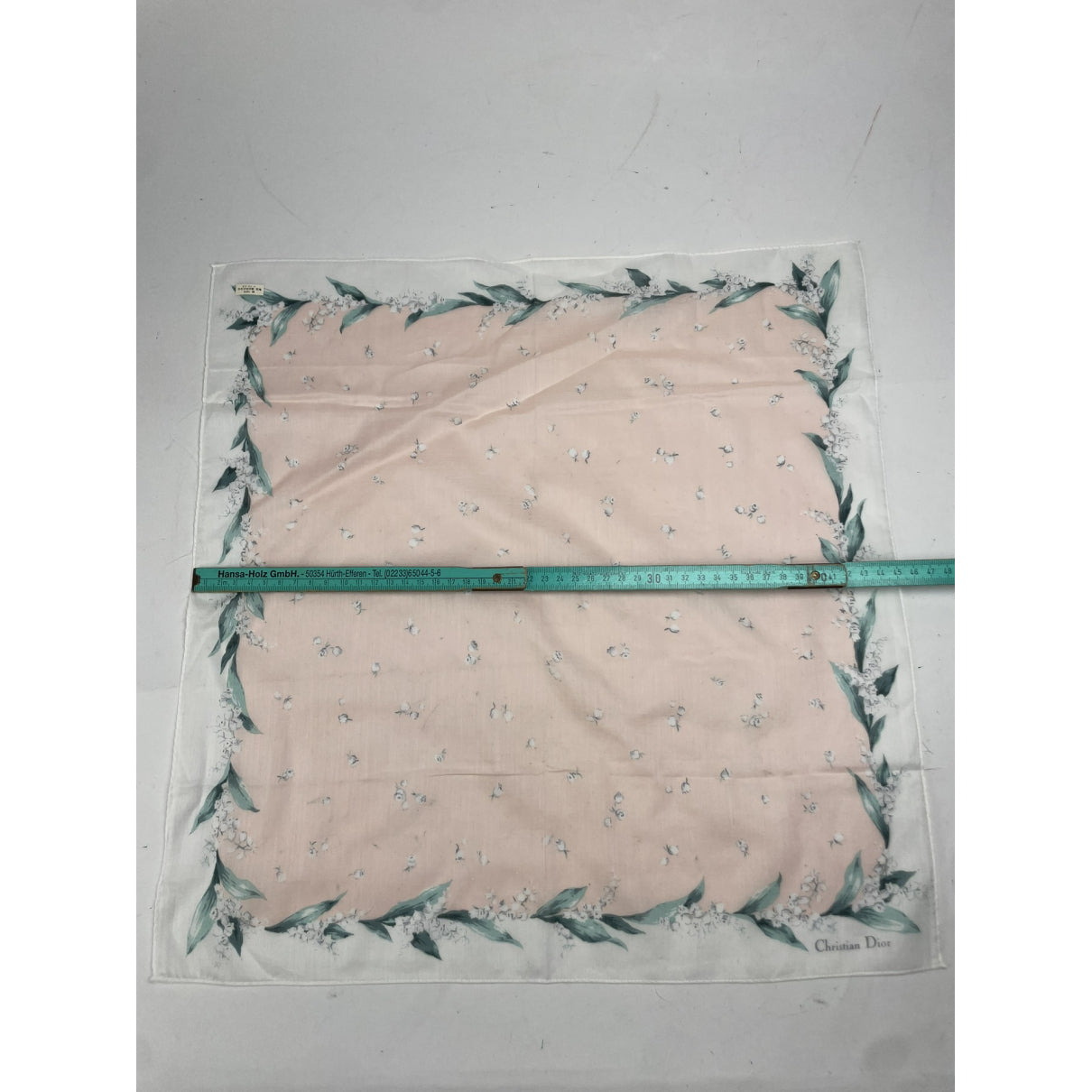 Dior Pink Silk Scarf image 5