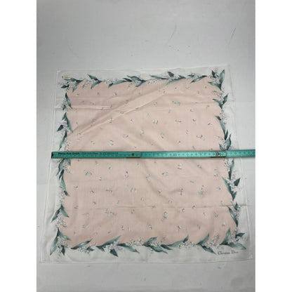 Dior Pink Silk Scarf image 5