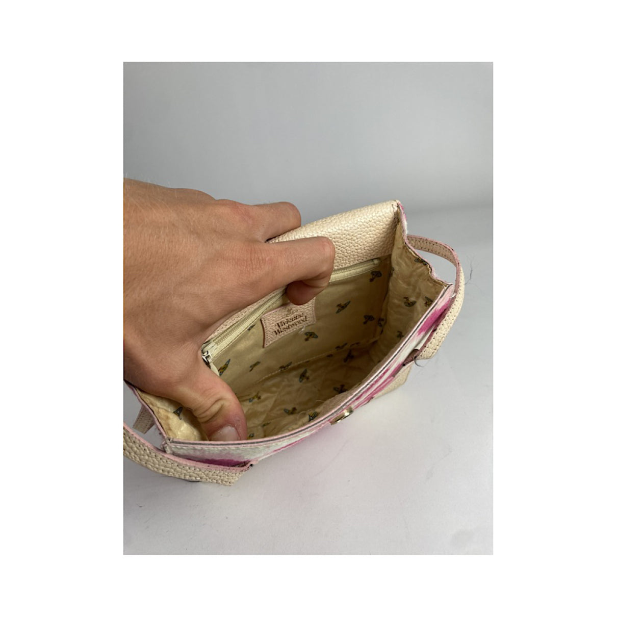 Vivienne Westwood Pink Fur Handbag image 4