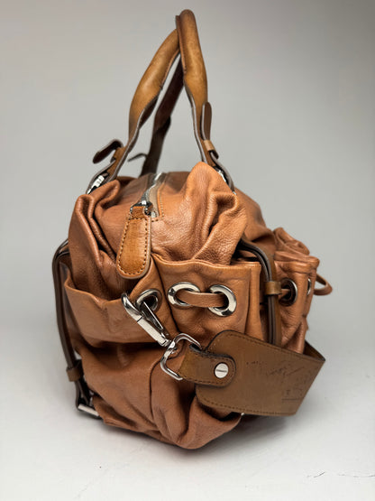 Vintage Marni 2Way Leather Bag Brown