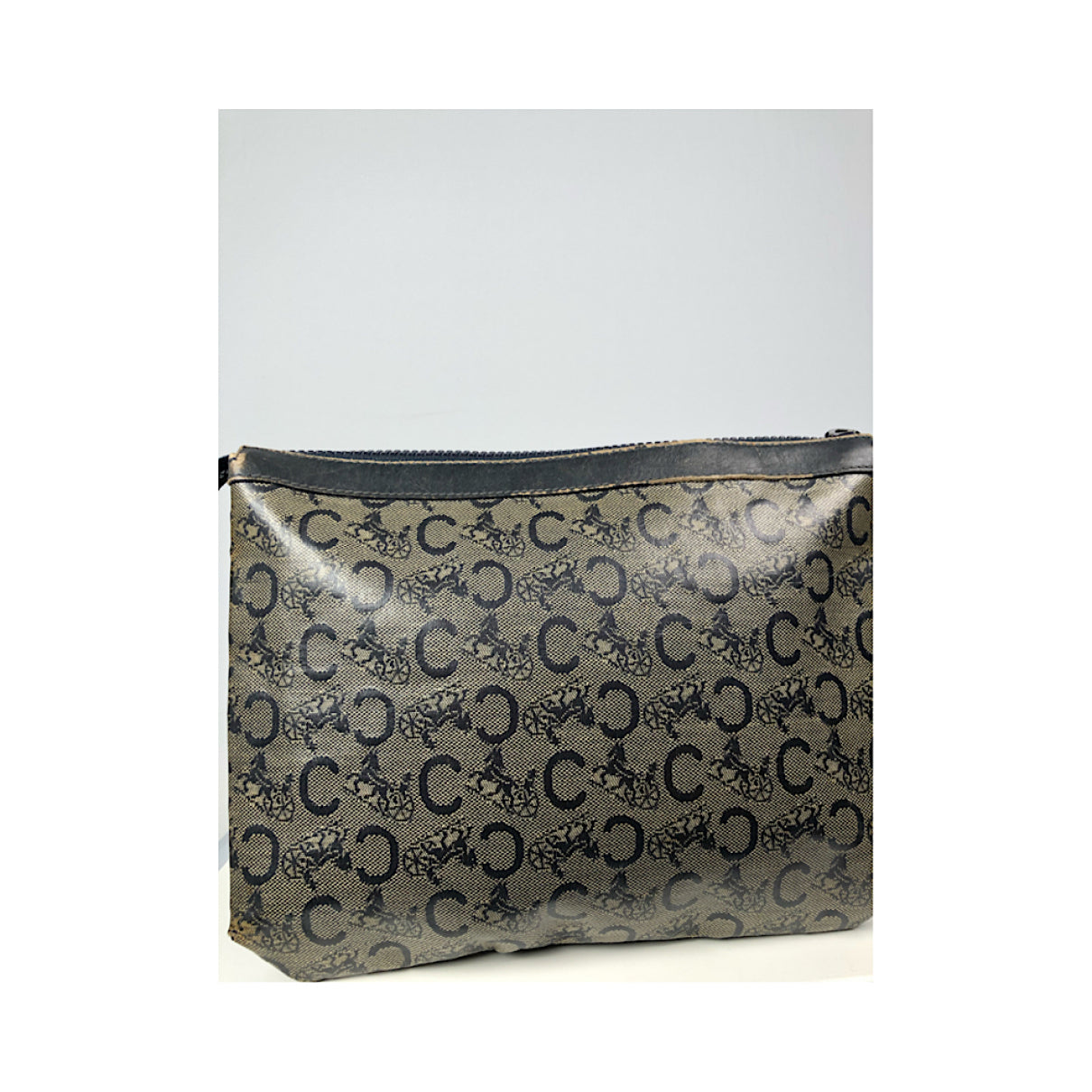 Celine Black Leather Clutch Bag image 2