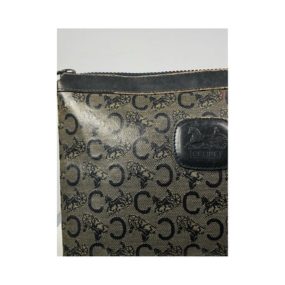 Celine Black Leather Clutch Bag image 3