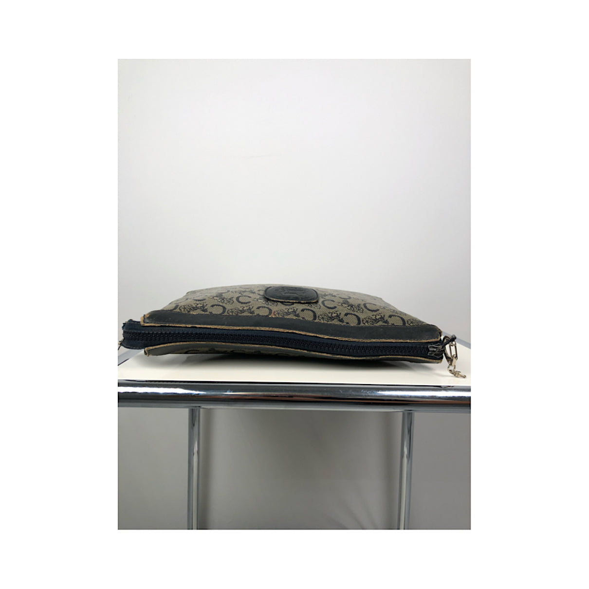 Celine Black Leather Clutch Bag image 5