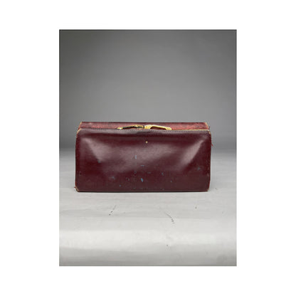 Cartier Burgundy Leather Wallet image 2