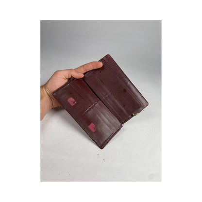 Cartier Burgundy Leather Wallet image 3