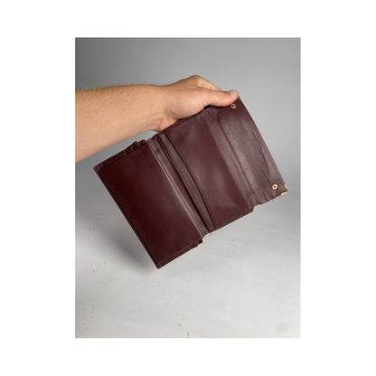 Cartier Burgundy Leather Wallet image 4