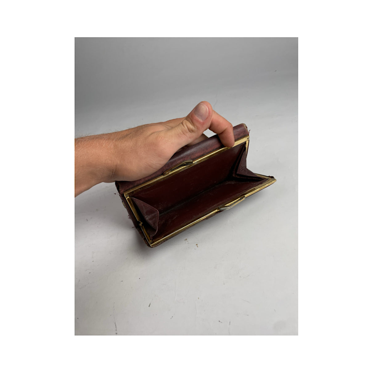 Cartier Burgundy Leather Wallet image 5