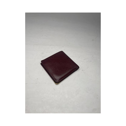 Cartier Burgundy Leather Purse image 2