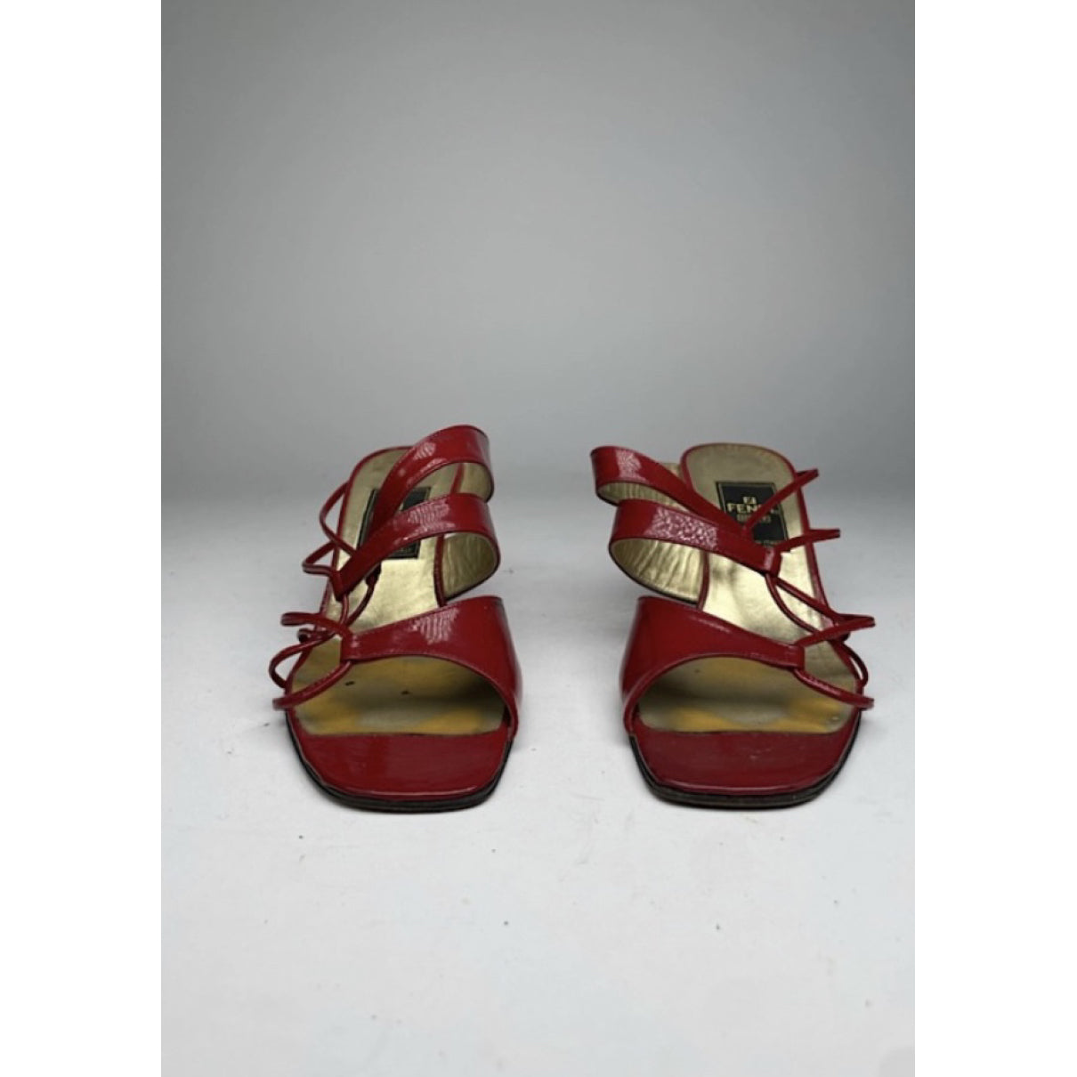 Fendi FFreedom Red Patent Leather Heel image 2