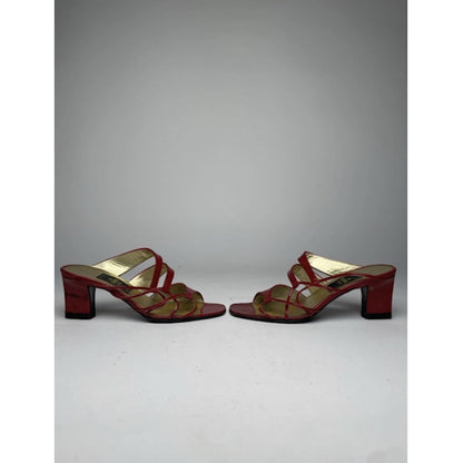 Fendi FFreedom Red Patent Leather Heel image 4