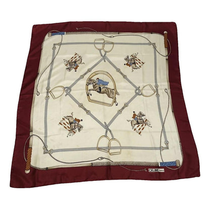 Celine Anneaux de foulards Multicolour Silk Scarf image 1