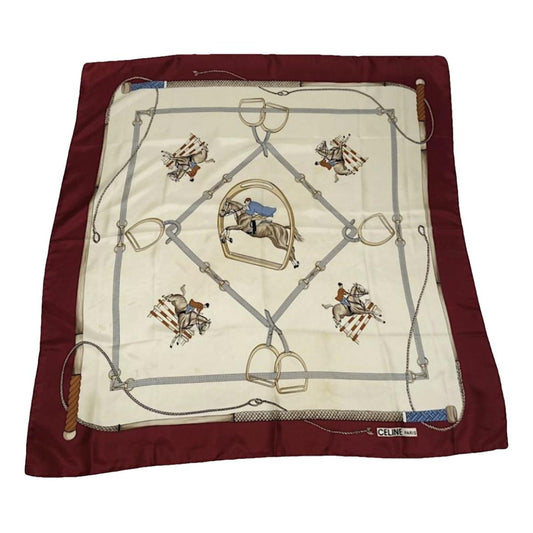 Celine Anneaux de foulards Multicolour Silk Scarf image 1