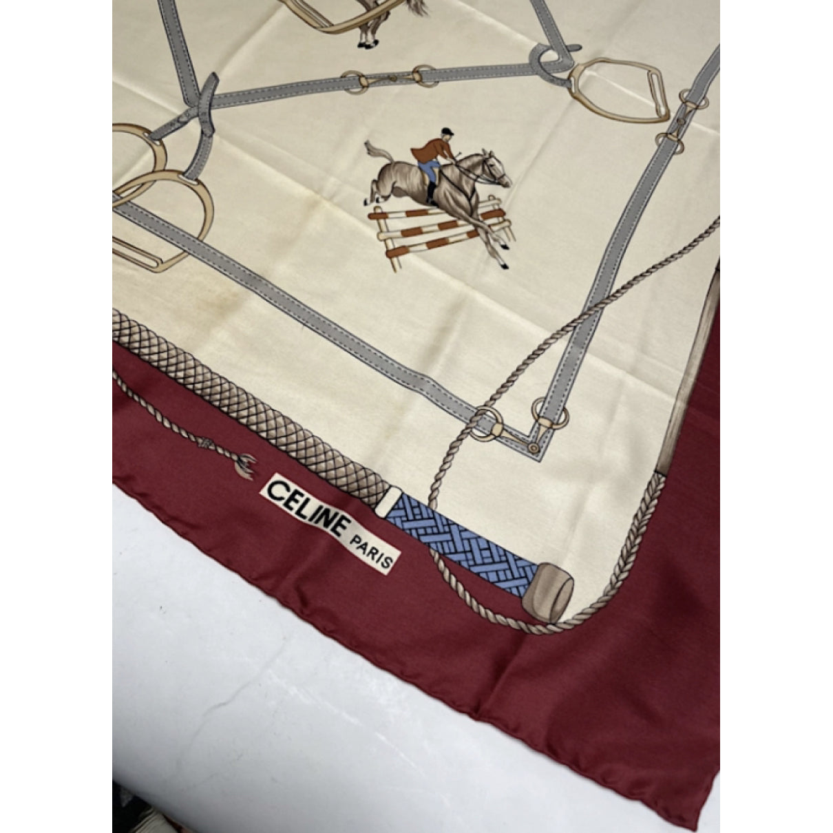 Celine Anneaux de foulards Multicolour Silk Scarf image 2