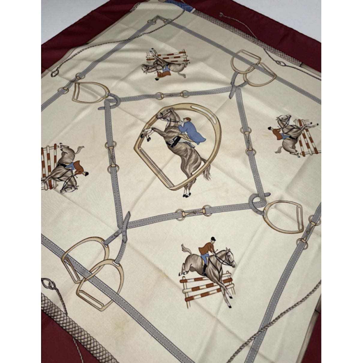 Celine Anneaux de foulards Multicolour Silk Scarf image 5