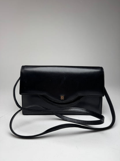 Sac vintage Givenchy 4G en cuir noir