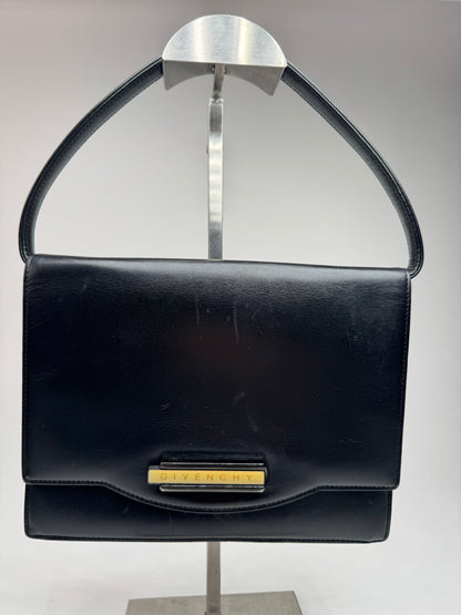 Vintage  Givenchy Whip Leather Bag Black