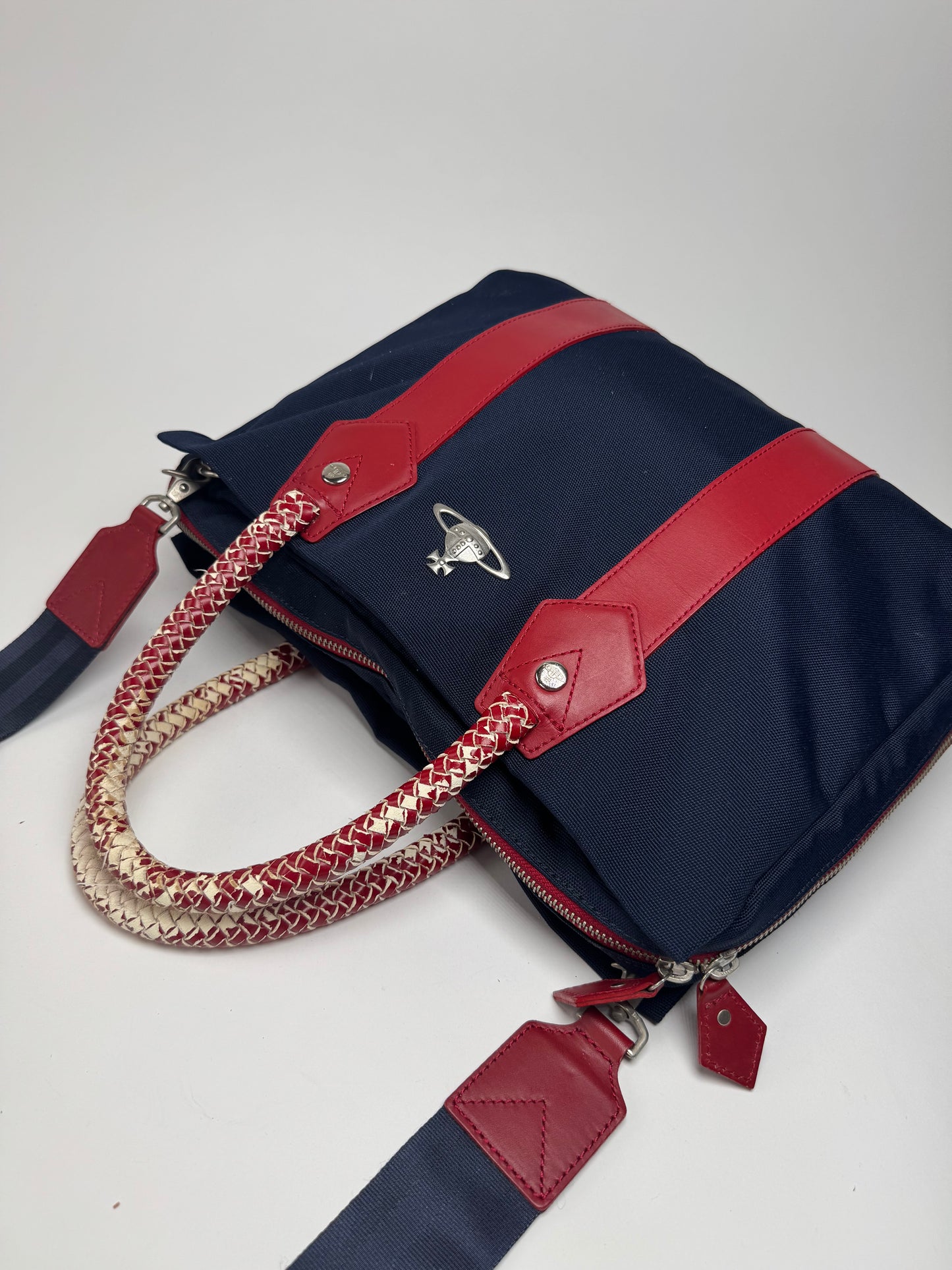 Vintage Vivienne Westwood 2 Way Bag Red Marine