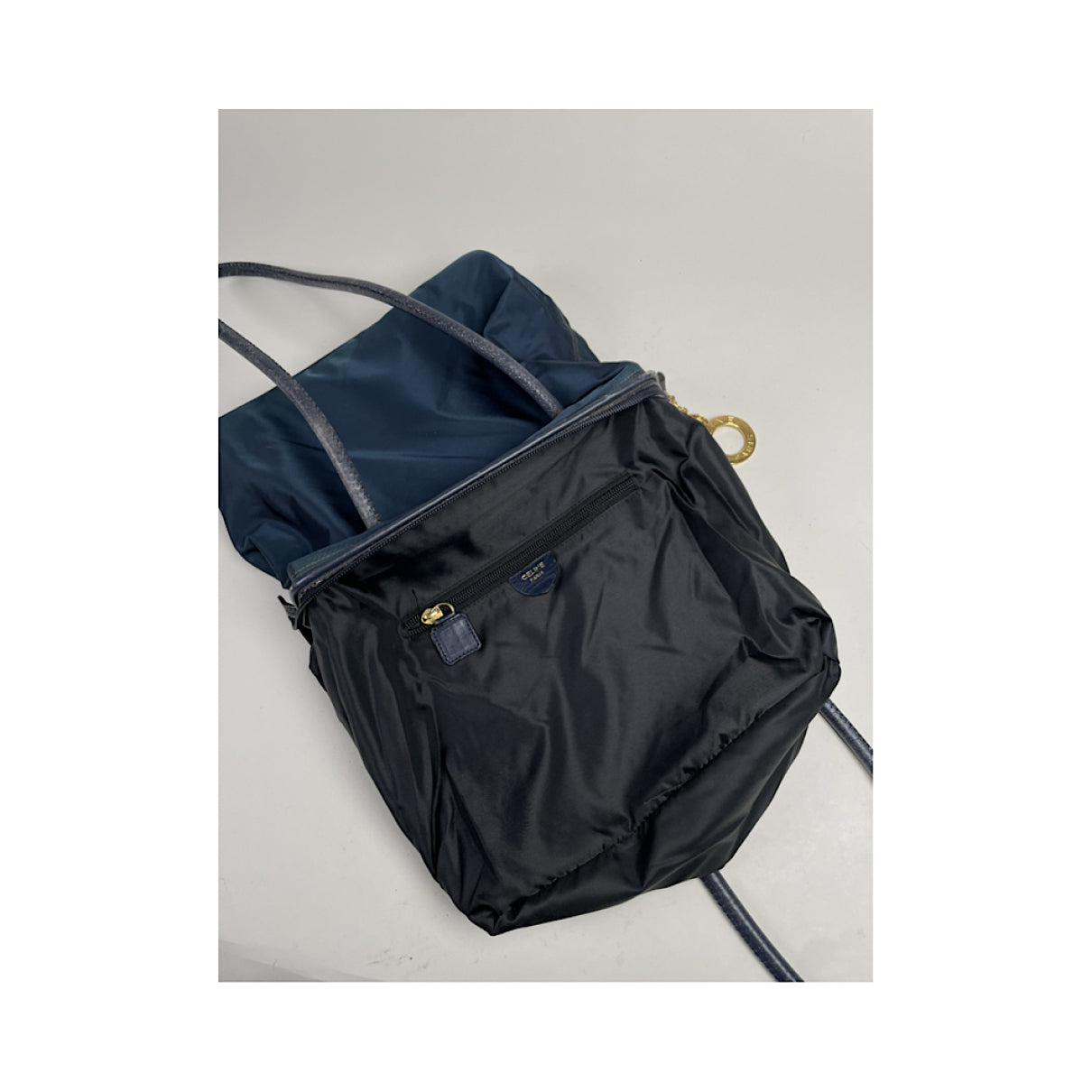 Celine Navy Polyester Handbag image 3