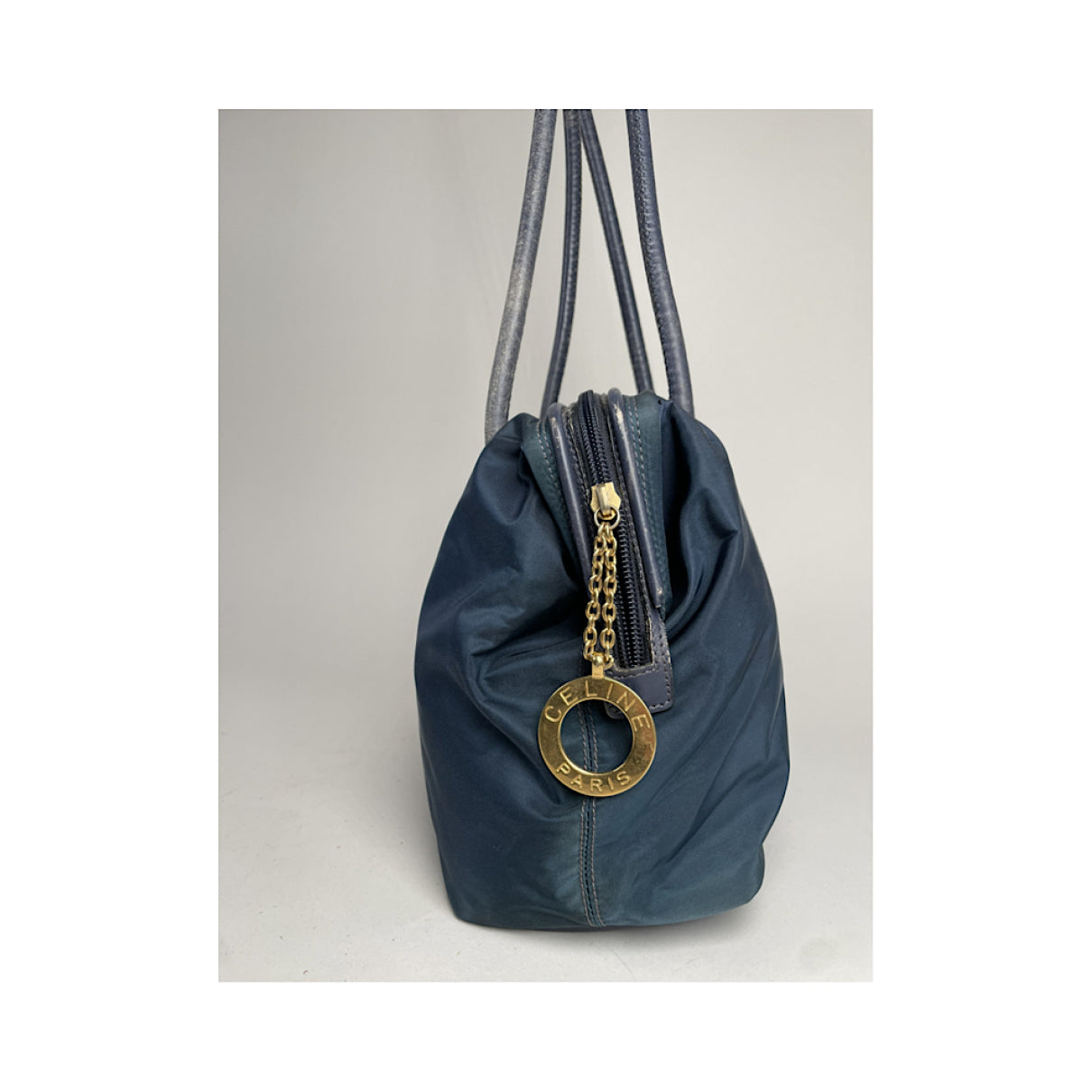 Celine Navy Polyester Handbag image 5