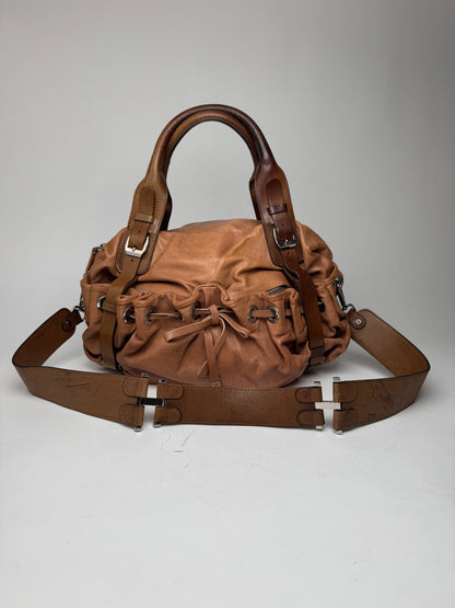 Vintage Marni 2Way Leather Bag Brown