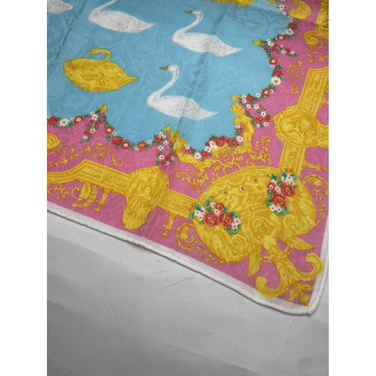 Versace Pink Silk Scarf image 3