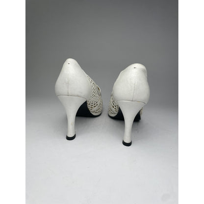 Gianni Versace White Patent Leather Heel image 5