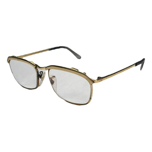 Non Signé / Unsigned Gold Metal Sunglasses image 1