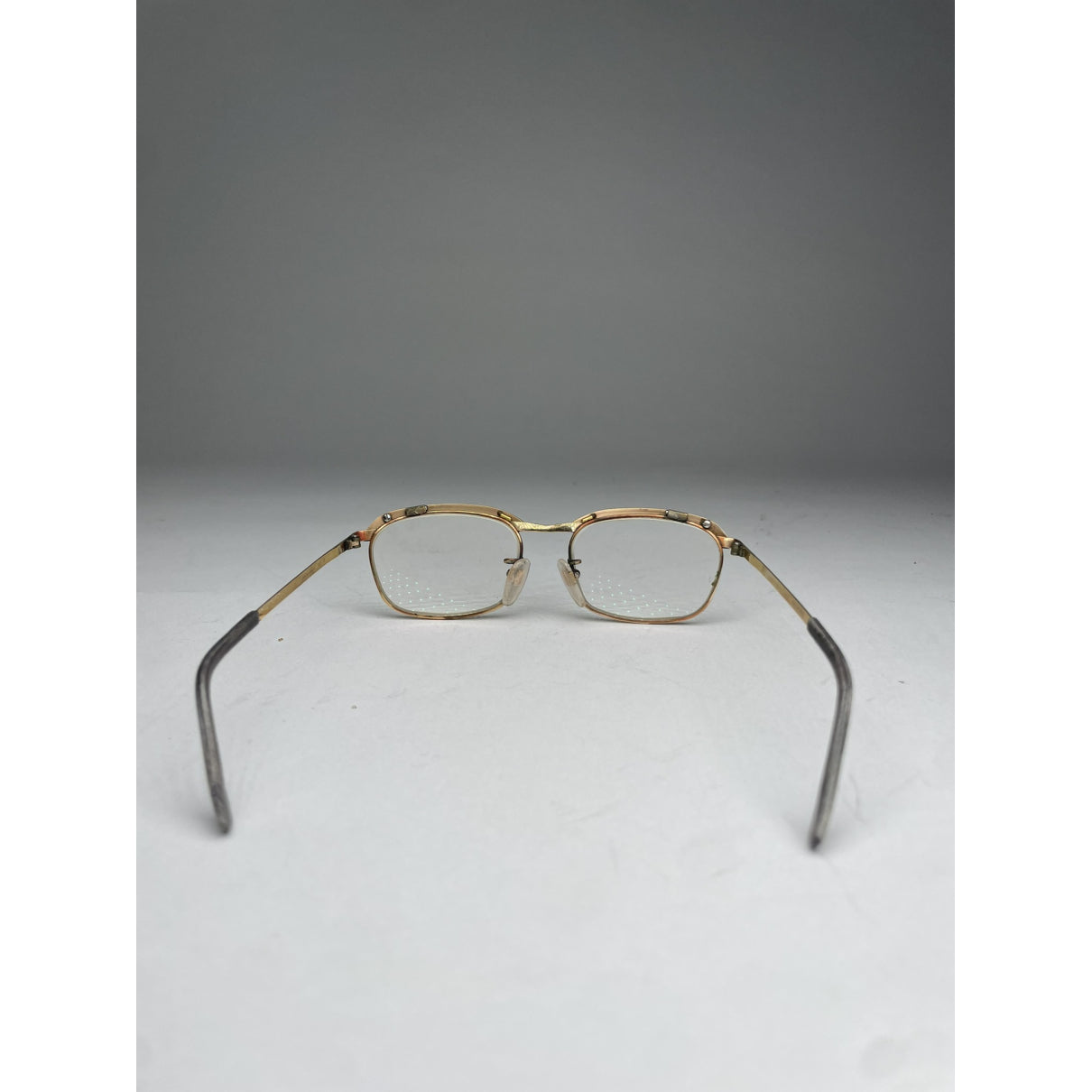 Non Signé / Unsigned Gold Metal Sunglasses image 5