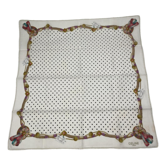 Celine Beige Silk Scarf image 1